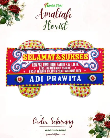 Papan Bunga Ucapan Selamat Gandirojo